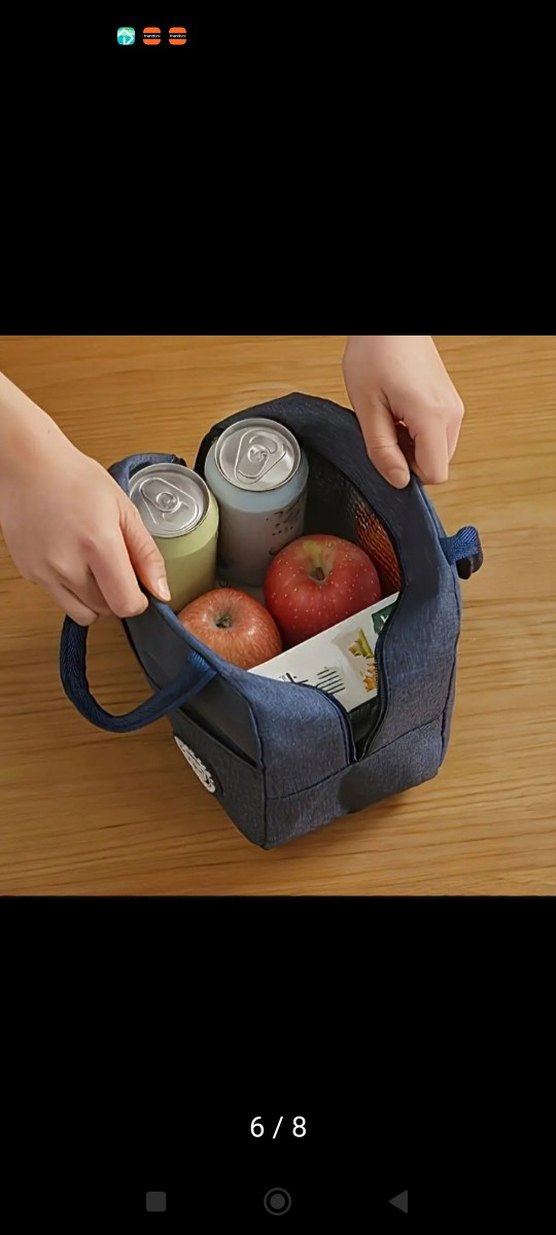 Mavi ve Gri Bebek Besleme Çantası - Görsel 2