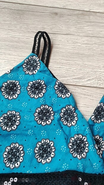 48 Beden Askılı bluz