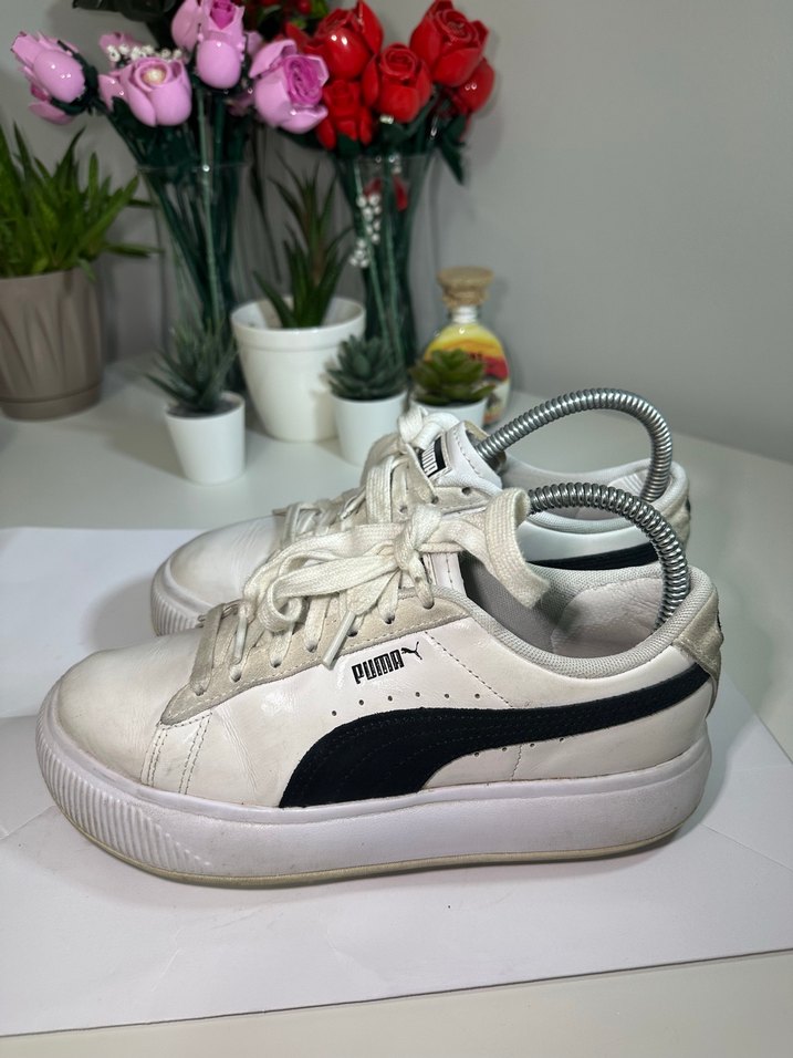 Puma Beyaz Düşük Bilek Sneaker — görsel 3/5