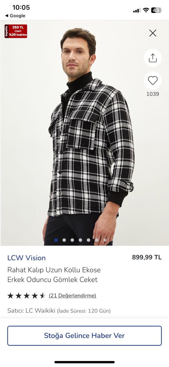 LCW Vision Oduncu Gömlek - Görsel 2