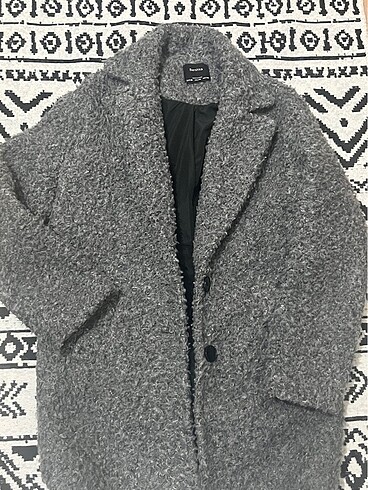 xs Beden gri Renk BERSHKA TEMİZ KABAN