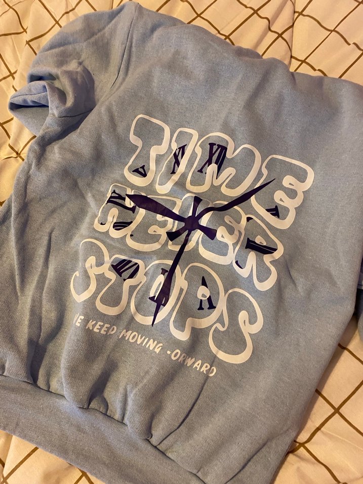 Gri Kapüşonlu Kadın Sweatshirt - Görsel 2