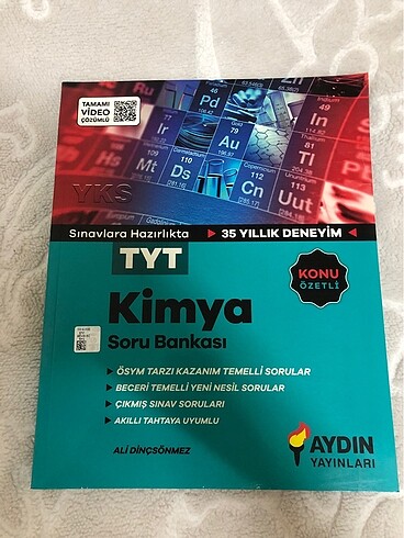 Sıfır tyt aydın kimya soru bankası