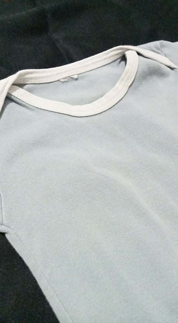 Gri Kısa Kollu Bebek erkek Body - Görsel 2