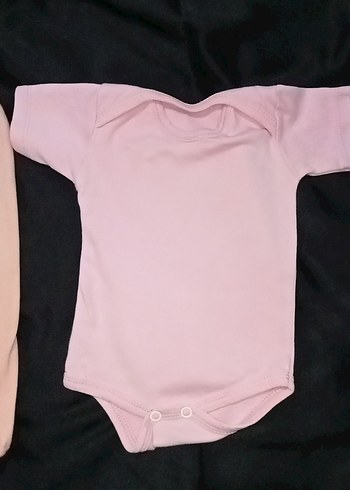 Pembe Kolsuz Bebek Kız Body - Görsel 2