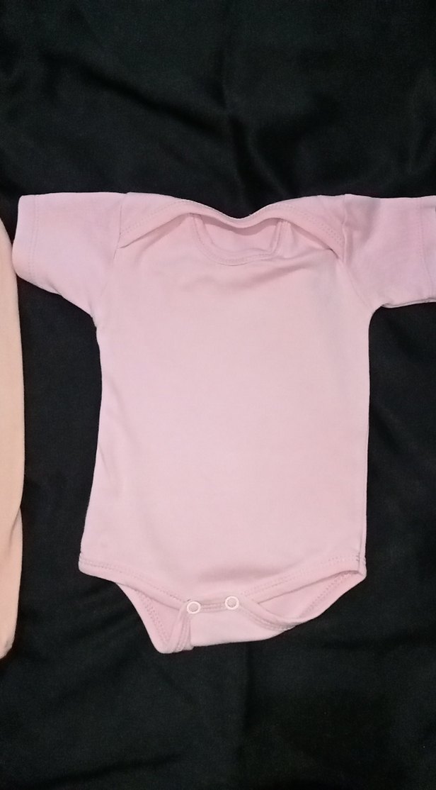 Pembe Kolsuz Bebek Kız Body - Görsel 2