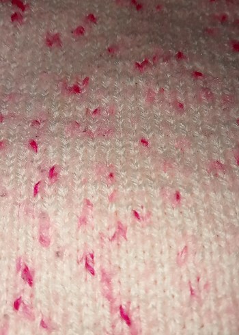 Düğmeli Pembe Kız Triko yelek - Görsel 3