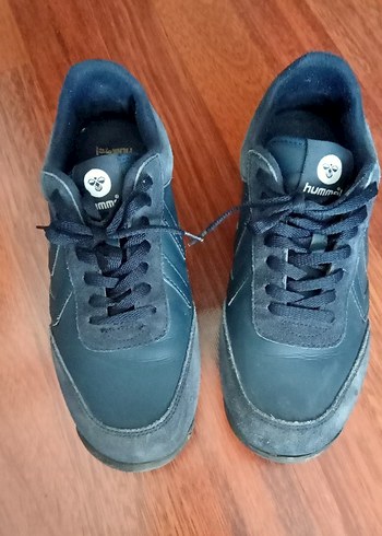 Hummel Gri Mavi Spor Ayakkabı