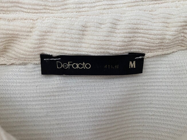 Defacto Defacto Kadife Bej Gömlek