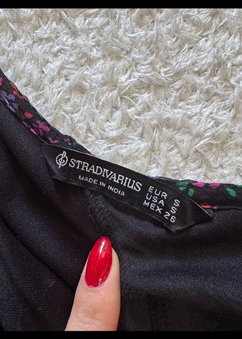 s Beden Stradivarius Tek Omuzlu Elbise