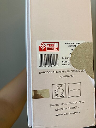 Karaca Home Karaca Home bebek battaniyesi