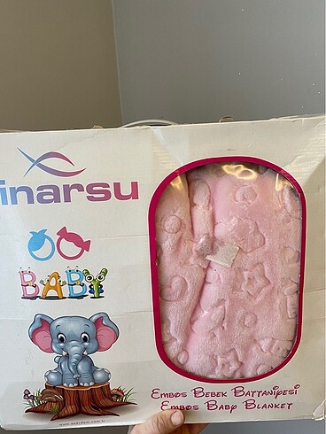 Dinarsu kız bebek battaniyesi