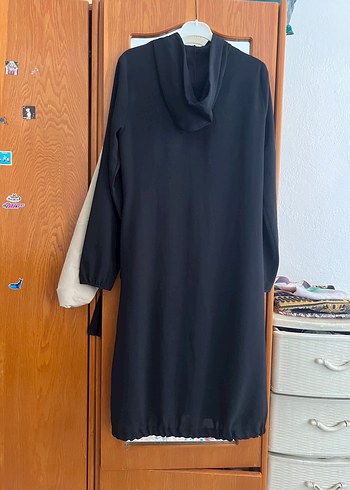 Armine siyah yazlık pardesü