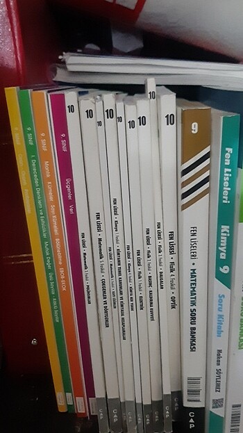 9 ve 10. Sınıf kitapları