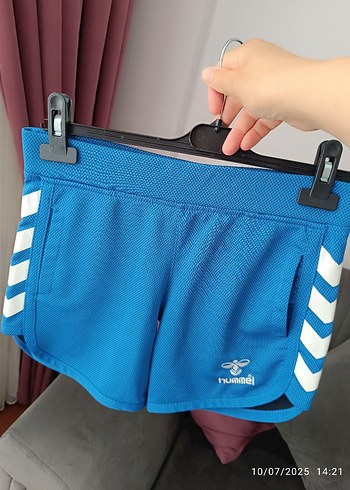 Hummel Mavi Mini Spor şort