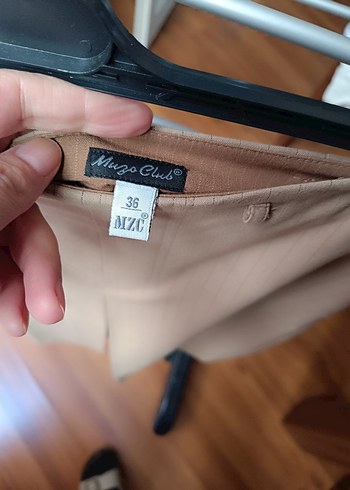 Bej Midi Etek - Görsel 5