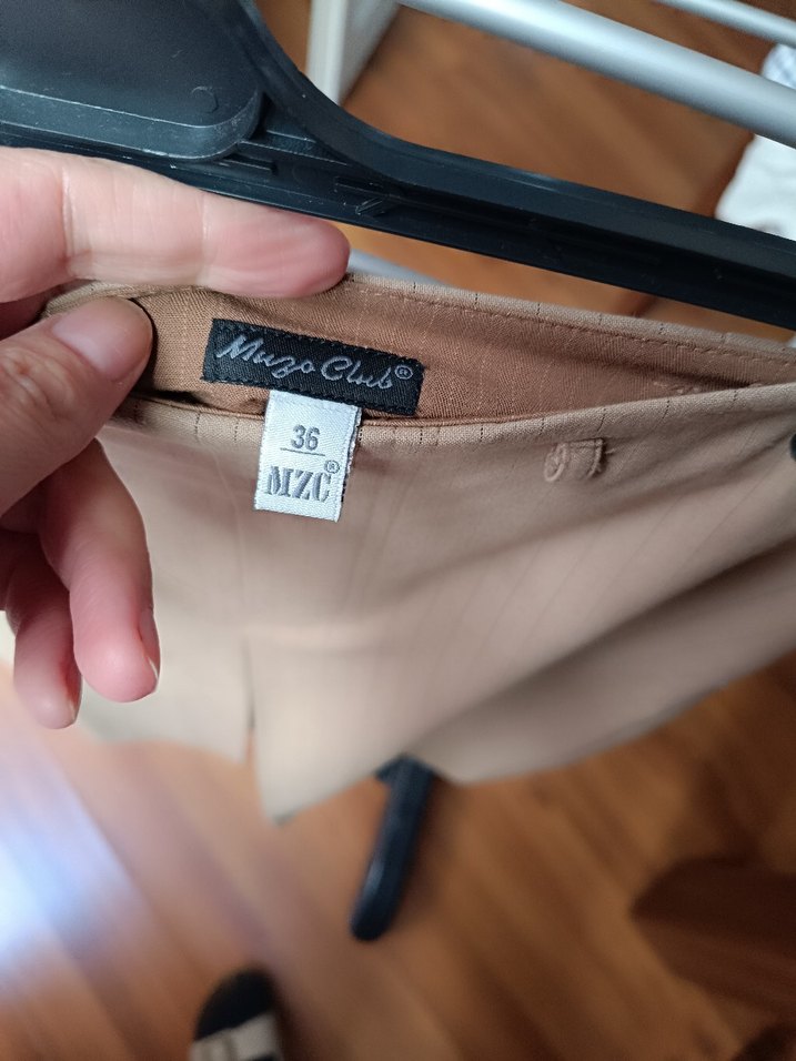 Bej Midi Etek - Görsel 5