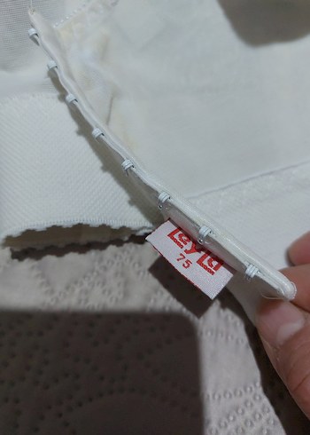 Dantel Detaylı Beyaz Straplez Büstiyer - Görsel 6