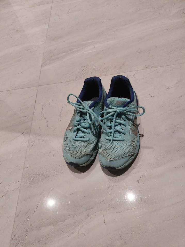 su yeşili ya da pastel mavi Bağcıklı Spor Kadın Sneaker - Görsel 4