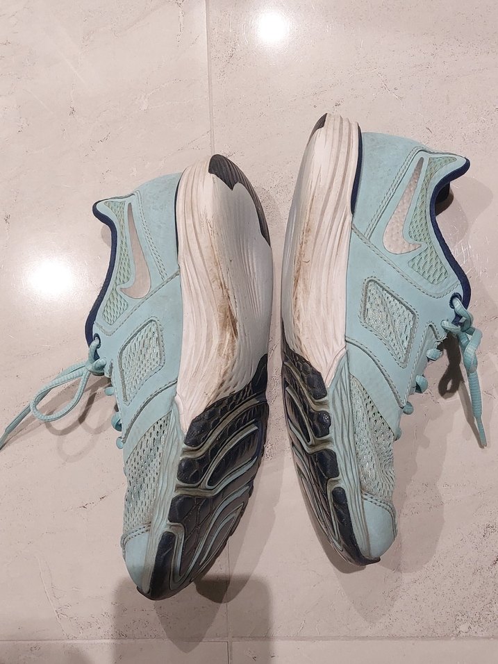 su yeşili ya da pastel mavi Bağcıklı Spor Kadın Sneaker - Görsel 2