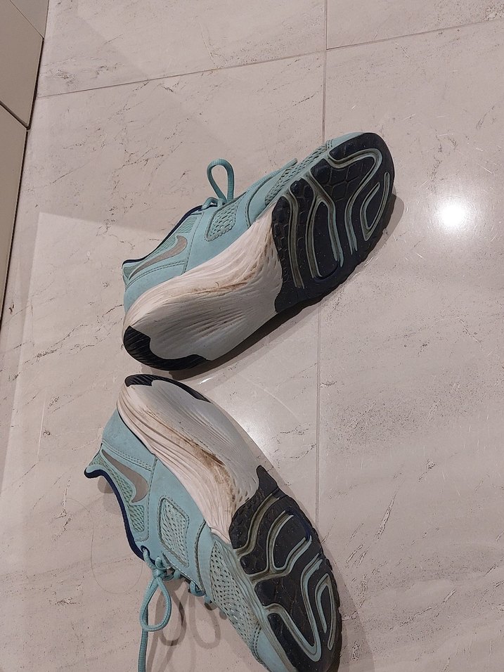 su yeşili ya da pastel mavi Bağcıklı Spor Kadın Sneaker - Görsel 3