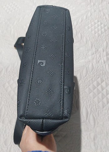 Siyah Deri Tokalı Kadın Çantası - Görsel 6