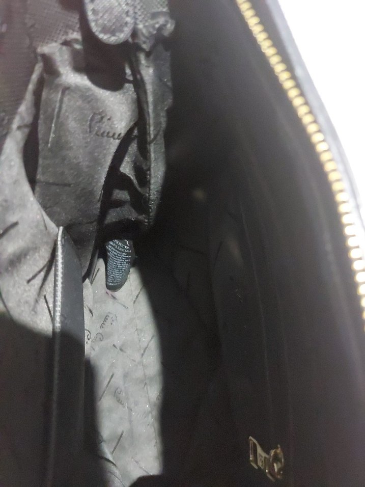 Siyah Deri Tokalı Kadın Çantası - Görsel 5