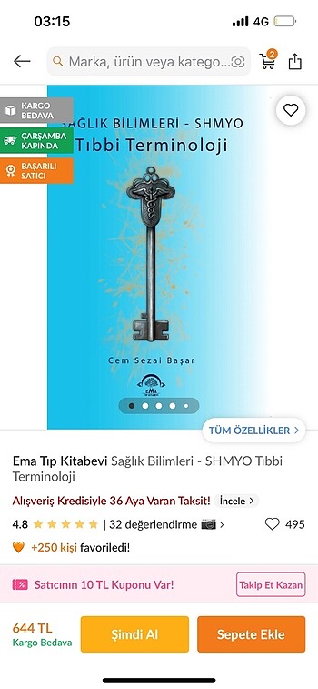 tıbbi terminoloji kitabı