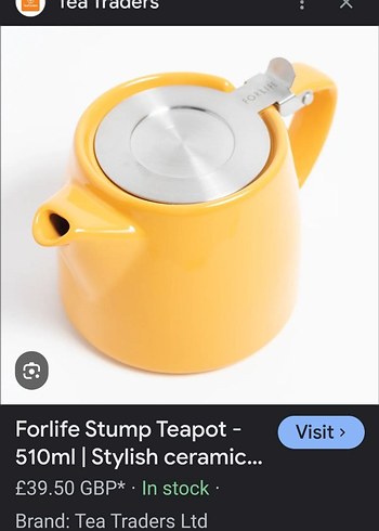 Karaca Forlife Stump Teapot - 510ml ° price: £39.50