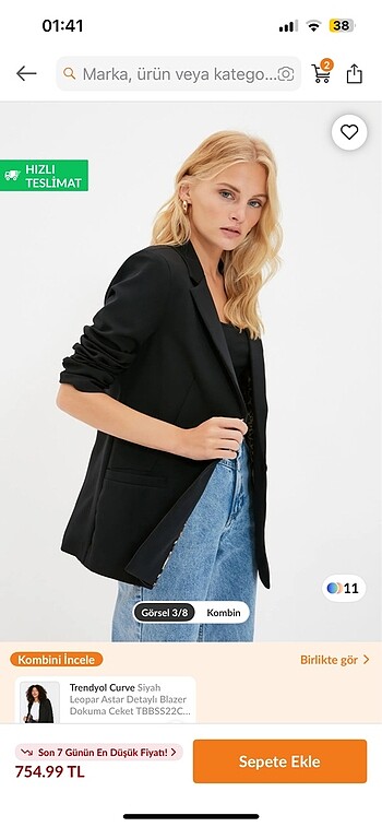 Trendyol & Milla trendyolmilla blazer ceket