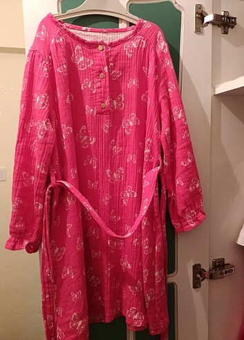 4 Yaş Beden pembe Renk Pembe mevsimlik elbise 