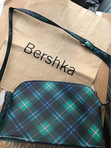 Bershka Bershka ekoseli çanta