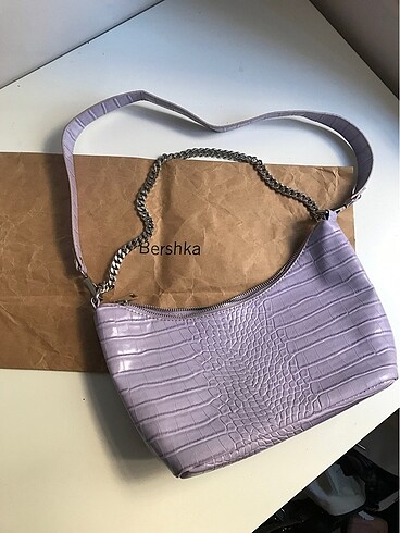 Bershka Bershka lila çanta y2k