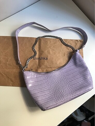  Beden Bershka lila çanta y2k