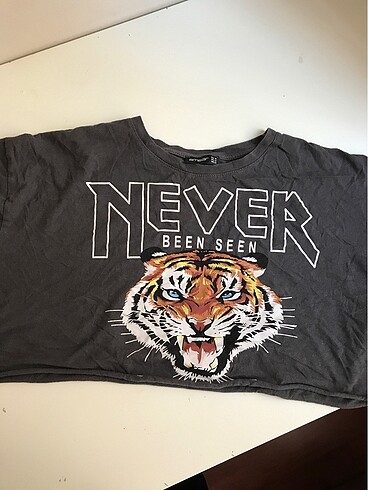 aslanlı crop tshirt