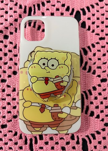 Sünger Bob ıphone 13/14 Telefon Kılıfı - Görsel 4