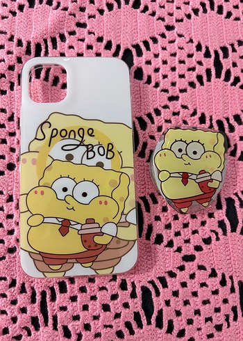 Sünger Bob ıphone 13/14 Telefon Kılıfı - Görsel 3