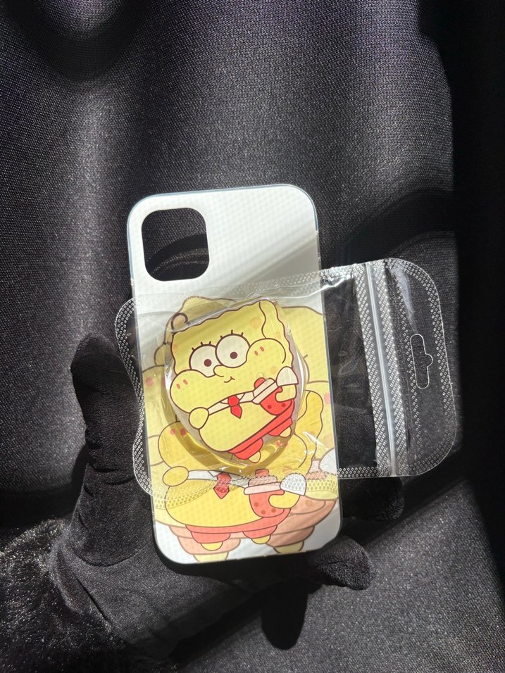 Sünger Bob ıphone 13/14 Telefon Kılıfı - Görsel 2