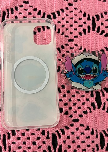 Stitch ıphone 13/14 telefon kılıfı - Görsel 5