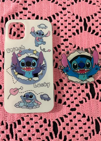 Stitch ıphone 13/14 telefon kılıfı - Görsel 3