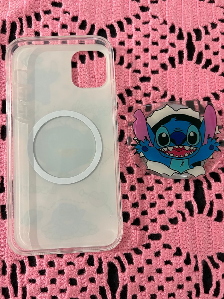 Stitch ıphone 13/14 telefon kılıfı - Görsel 5