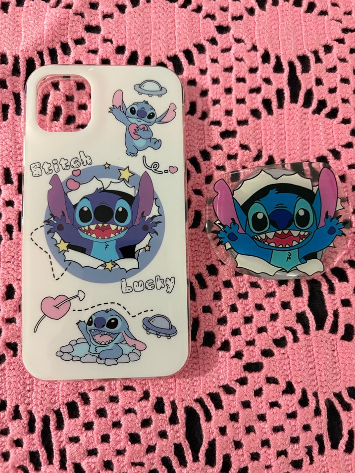 Stitch ıphone 13/14 telefon kılıfı - Görsel 3
