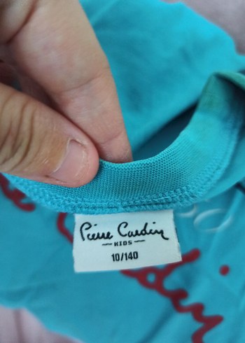 Pierre Cardin Erkek Çocuk Mavi Baskılı Kısa Kollu Tişört