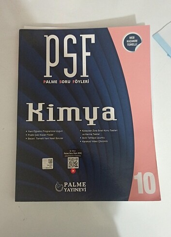 Palme 10. Şimdi kimya soru Bankası 