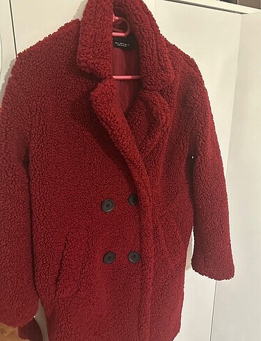 Berchka kırmızı peluş mont