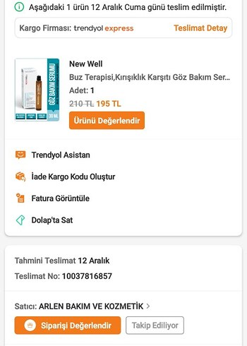 YeniWell Buz Terapisi Kırışıklık Karşıtı Göz Serumu 30ml - Görsel 2
