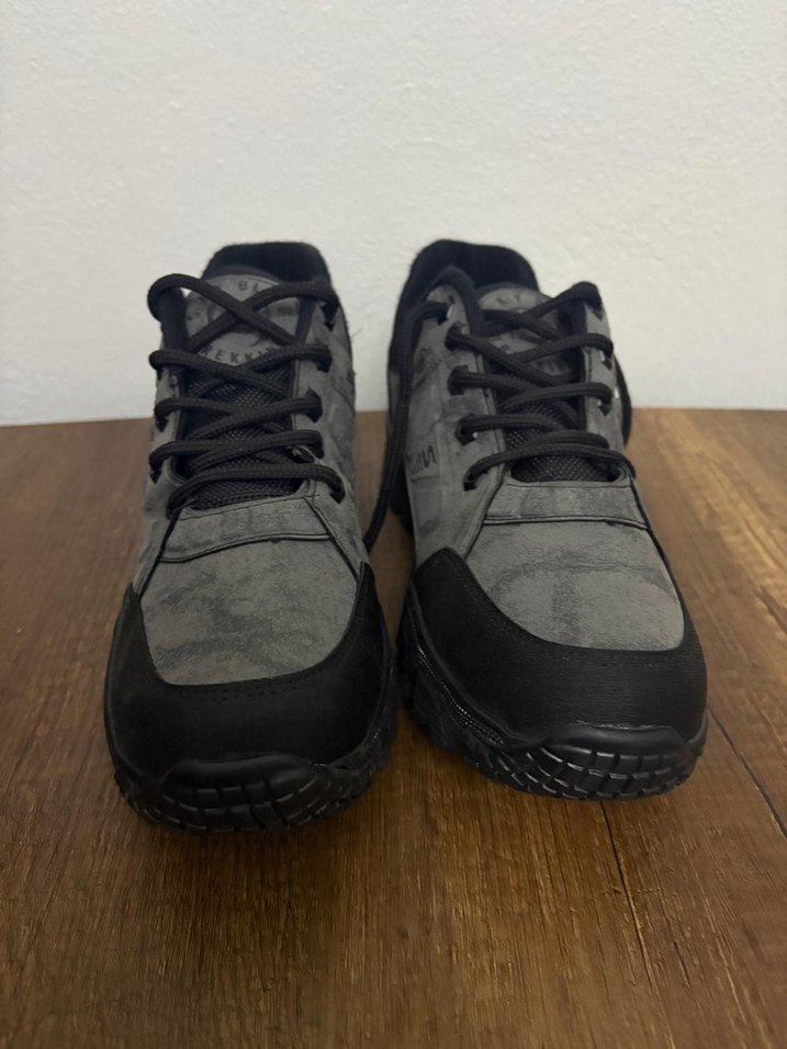 Gri Kamuflaj Desenli Bağcıklı Outdoor Ayakkabı - Görsel 2