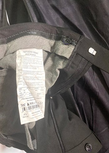 Düğmeli Siyah Erkek Takım Elbise - Görsel 6