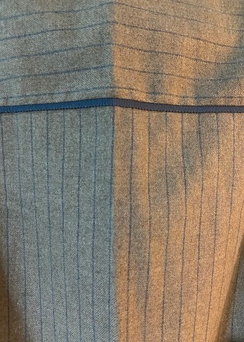 Bej Midi Keten Kolsuz Kadın Elbise - Görsel 4