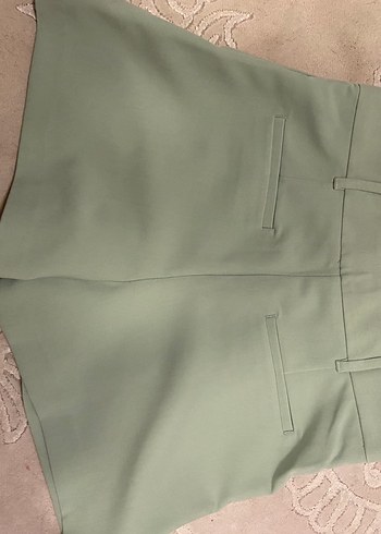 Kadın Pastel Mini Yüksek Bel Şort - Görsel 2